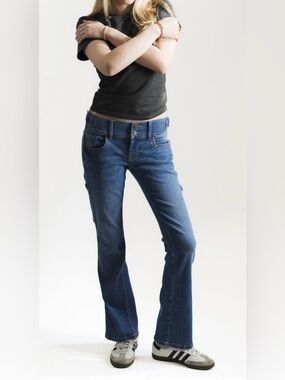 Love Trend Black Boot Cut Skinny Carpenter Jeans